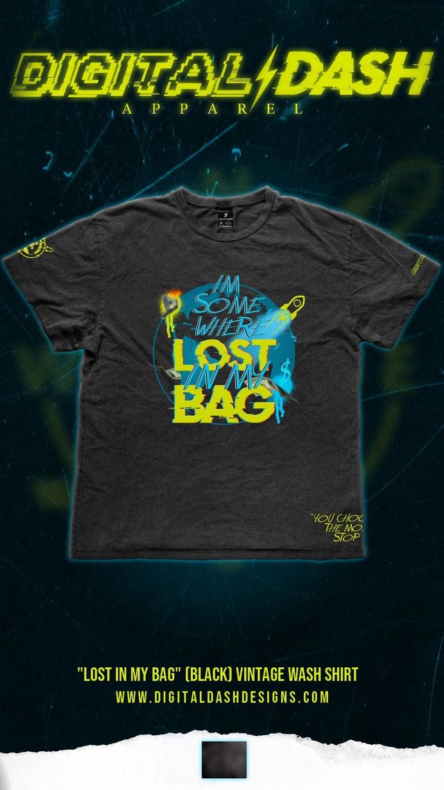 Lost In My Bag Vintage Wash T shirt